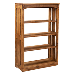 30" x 48" Solid Oak Mission Spindle Bookcases