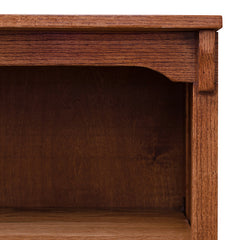 48" x 48" Solid Oak Mission Spindle Bookcases