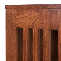 48" x 48" Solid Oak Mission Spindle Bookcases