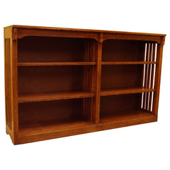 60" x 36" x 12" Mission Spindle Bookcase