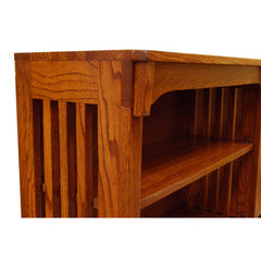 60" x 36" x 12" Mission Spindle Bookcase