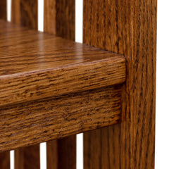 Mission Open Bookcase