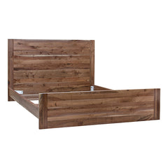 Contemporary Walnut King Bed