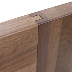Contemporary Walnut King Bed