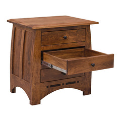 Aspen 3 Drawer Nightstand