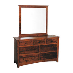 Economy Shaker 7 Drawer Dresser