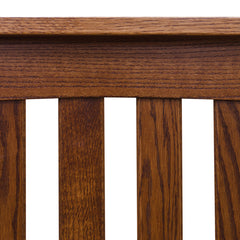 Twin Arch Bed - Red Oak