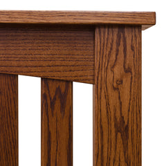 Twin Arch Bed - Red Oak