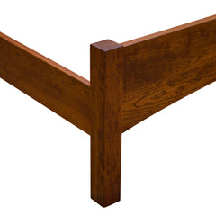 63" Amish Mission Deluxe-Low Footboard Bed
