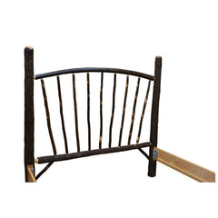 Hickory Sunburst Queen Bed