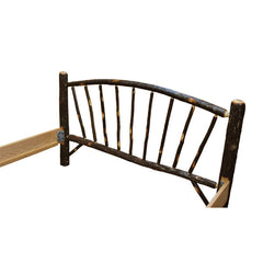 Hickory Sunburst Queen Bed
