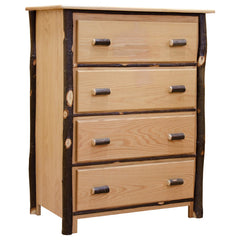 Hickory 4-Drawer Chest