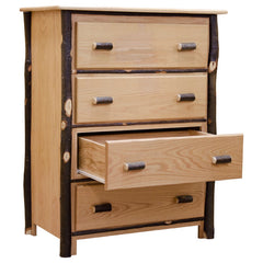 Hickory 4-Drawer Chest