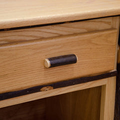 Hickory One Drawer Nightstand
