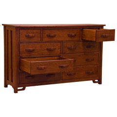 Greene & Greene 9-Drawer Dresser