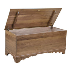 Walnut Hope Chest (Flat Top)