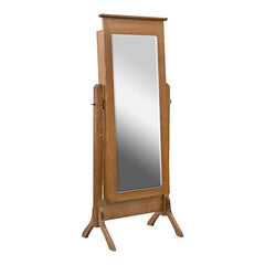 Mission Pier Mirror With Hidden Jewelry Storage