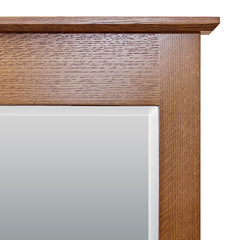 Mission Pier Mirror With Hidden Jewelry Storage
