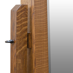 Mission Pier Mirror With Hidden Jewelry Storage