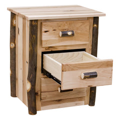 3 Drawer Hickory Night Stand