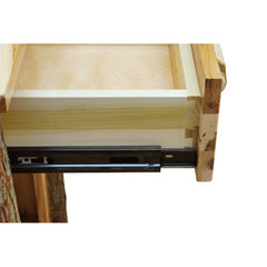 22" Amish Hickory One Drawer Nightstand w/ Opening