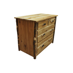40" Amish Hickory 4-Drawer Dresser