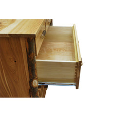 40" Amish Hickory 4-Drawer Dresser