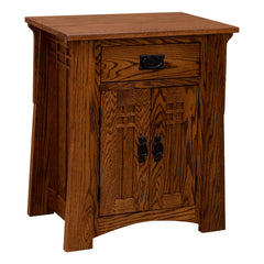Bungalow One Drawer / Two Door Nightstand