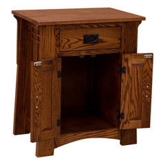 Bungalow One Drawer / Two Door Nightstand