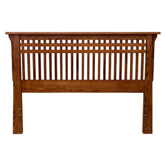 Bungalow Queen Bed- Red Oak
