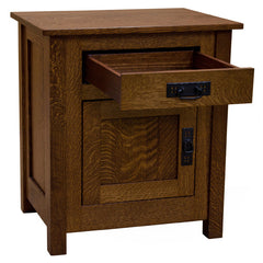 Amish Mission Cornwall Drawer & Door Nightstand