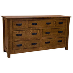 Amish Mission 7-Drawer Dresser