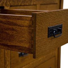 64" Amish Mission 10-Drawer Dresser