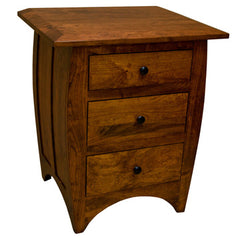 Amish Traditional Hillsdale 3-Drawer Nightstand