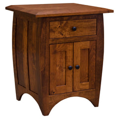 Amish Hillsdale Nightstand (1 drw/2doors)