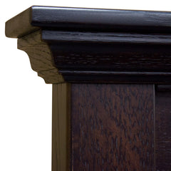 Amish Mission Onyx Carlyl Bed