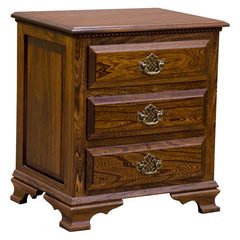 Amish Hertage 3-Drawer Night Stand