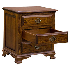 Amish Hertage 3-Drawer Night Stand