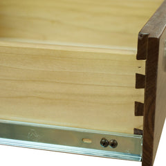 Amish Mission Walnut 3-Drawer Night Stand