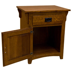 24" Amish Mission Shaker Door & Drawer Nightstand