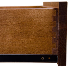Three-Drawer Amish Traditional Buck Nightstand