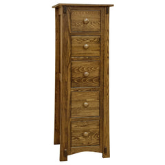 Amish Craftsman Pine 5-Drawer Lingerie