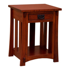 Cherry Night Stand w/ Slats side