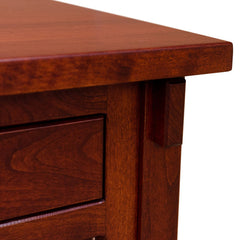 Cherry Night Stand w/ Slats side