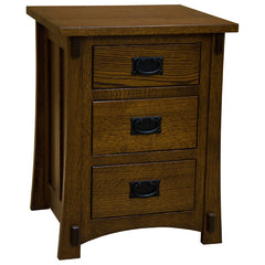 Amish Mission Dutch 3-Drawer Nighstand