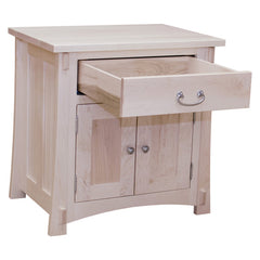Amish Maple One Drawer / Two Drawer Night Stand