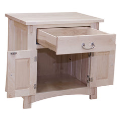 Amish Maple One Drawer / Two Drawer Night Stand