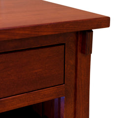 Bed Bench w/ Drawers- Cherry