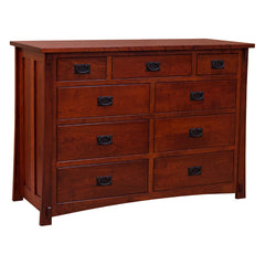 54" Nine Drawer Dresser- Cherry