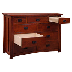 54" Nine Drawer Dresser- Cherry